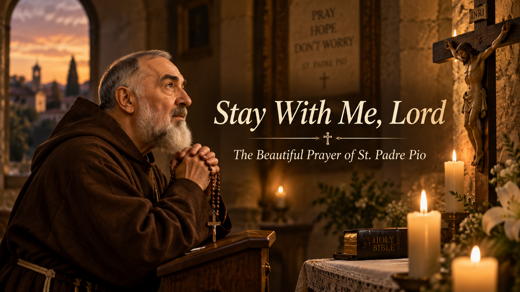 Stay with Me Lord Padre Pio Prayer Stay with Me Lord Padre Pio Prayer